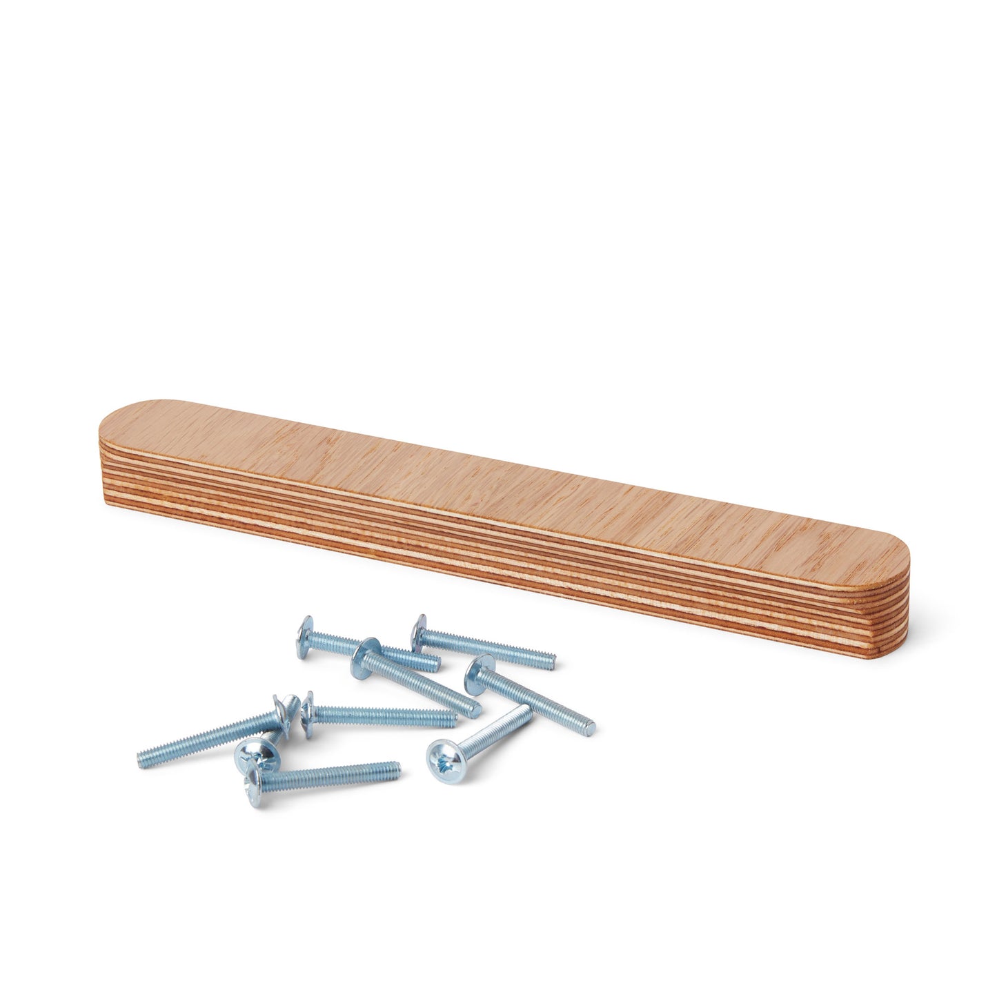 Oak Veneer Handle – Minimalist Scandi Cabinet & Drawer Pull