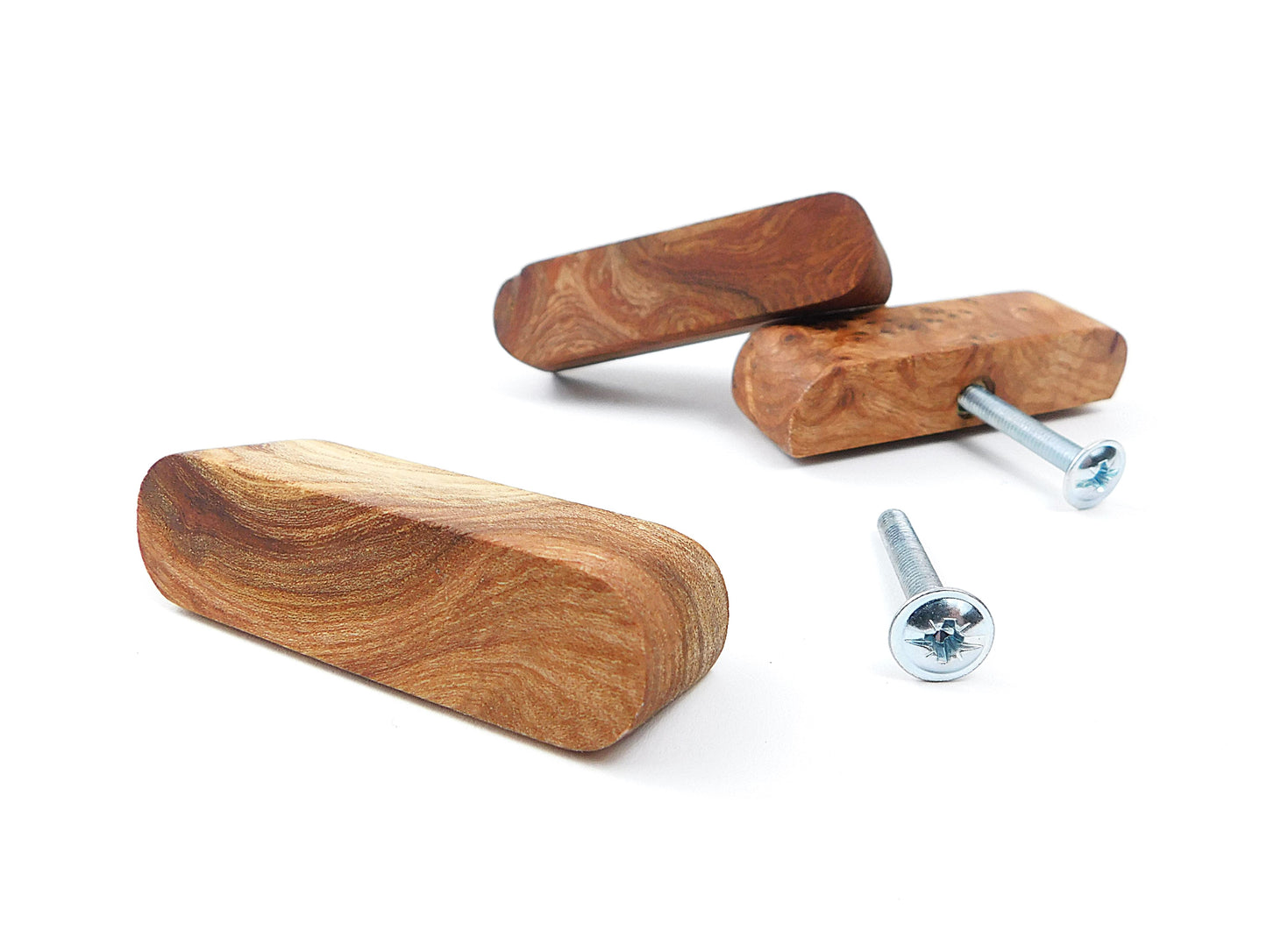 beautiful grain and texture collection of knobs