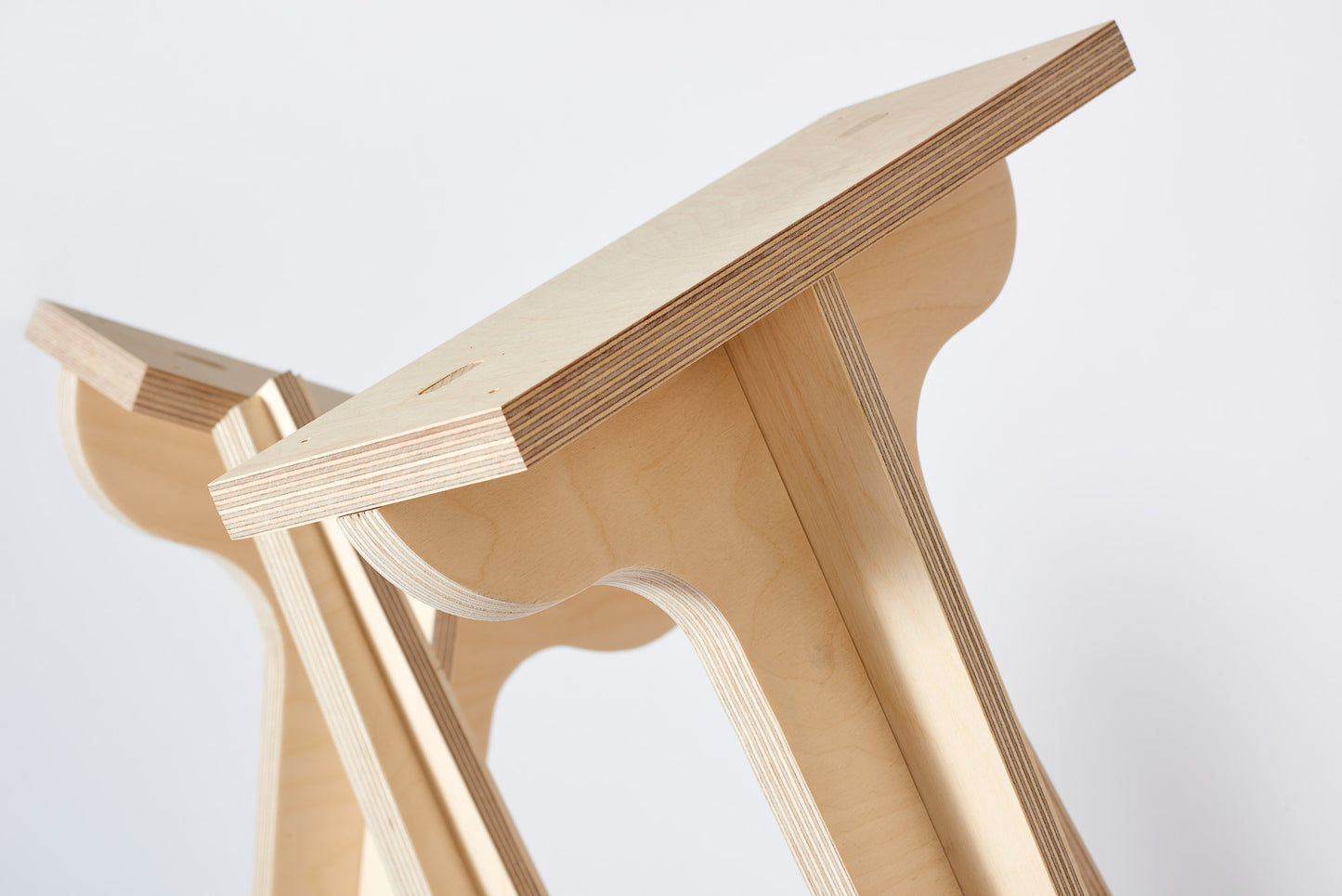 Birch Plywood Hairpin Table Legs – Modern & Sturdy Design