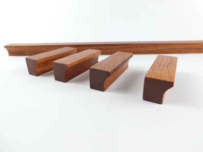 Handmade Sapele Wood Handles –  Classsic  Pulls for Premium Kitchen & Cabinet