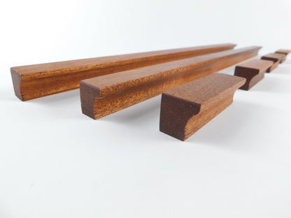 Handmade Sapele Wood Handles –  Classsic  Pulls for Premium Kitchen & Cabinet