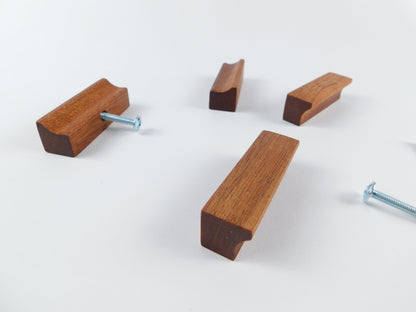 Handmade Sapele Wood Handles –  Classsic  Pulls for Premium Kitchen & Cabinet