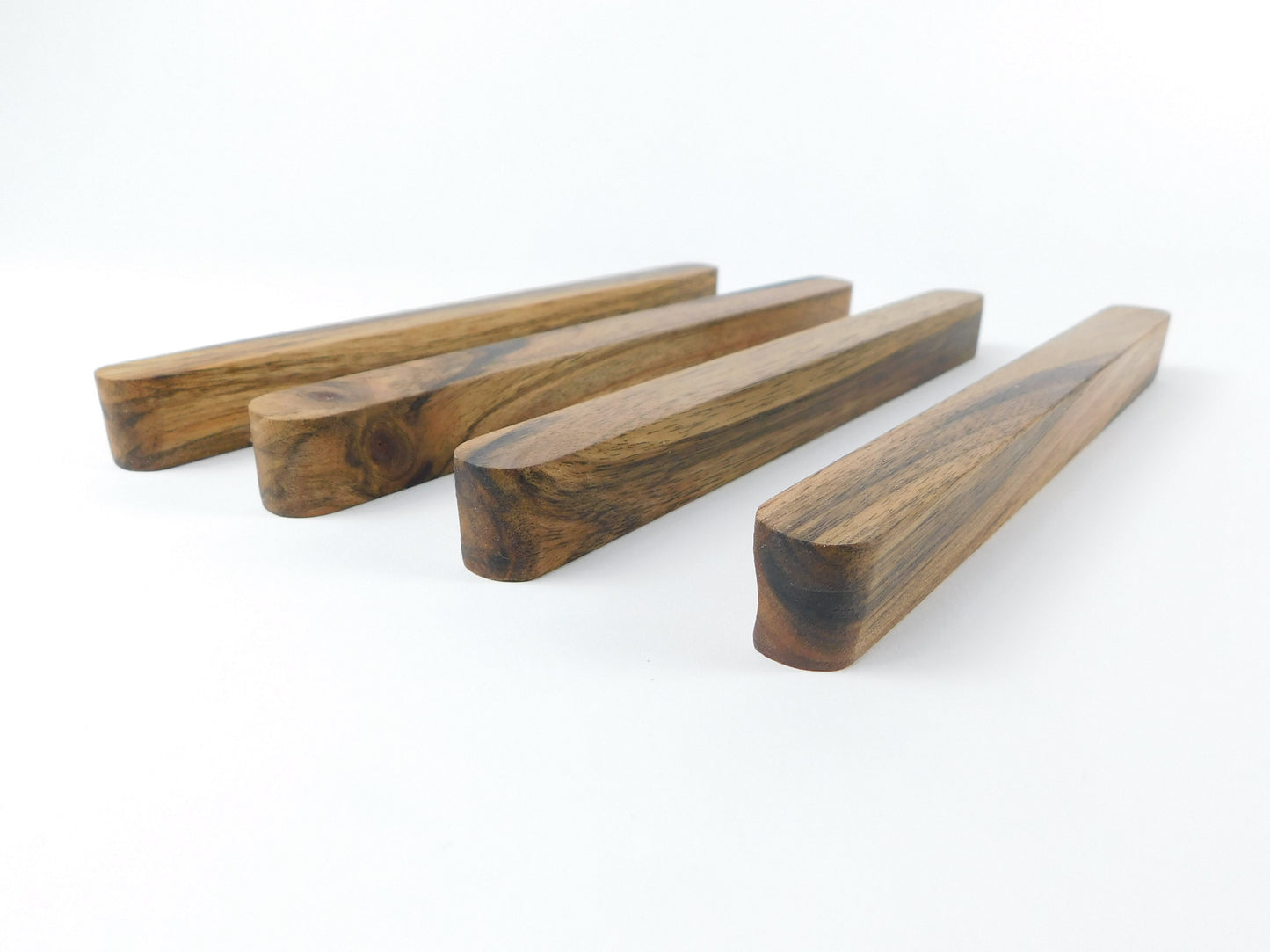 Handmade Dark English Walnut Handle – Minimalist Premium Cabinet & Wardrobe Pull
