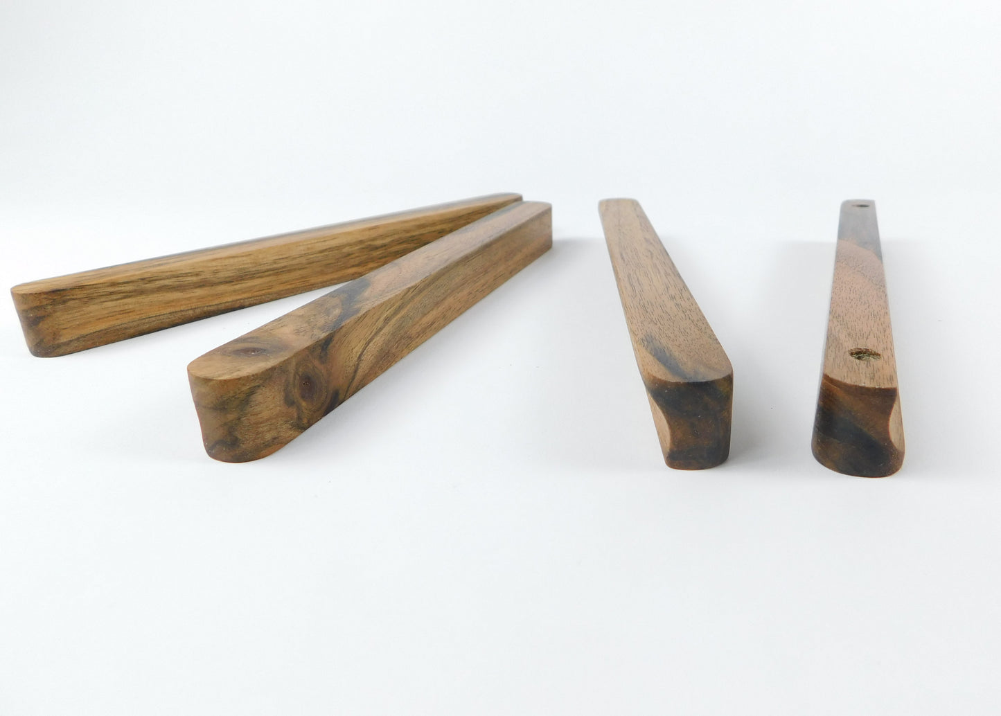 Handmade Dark English Walnut Handle – Minimalist Premium Cabinet & Wardrobe Pull