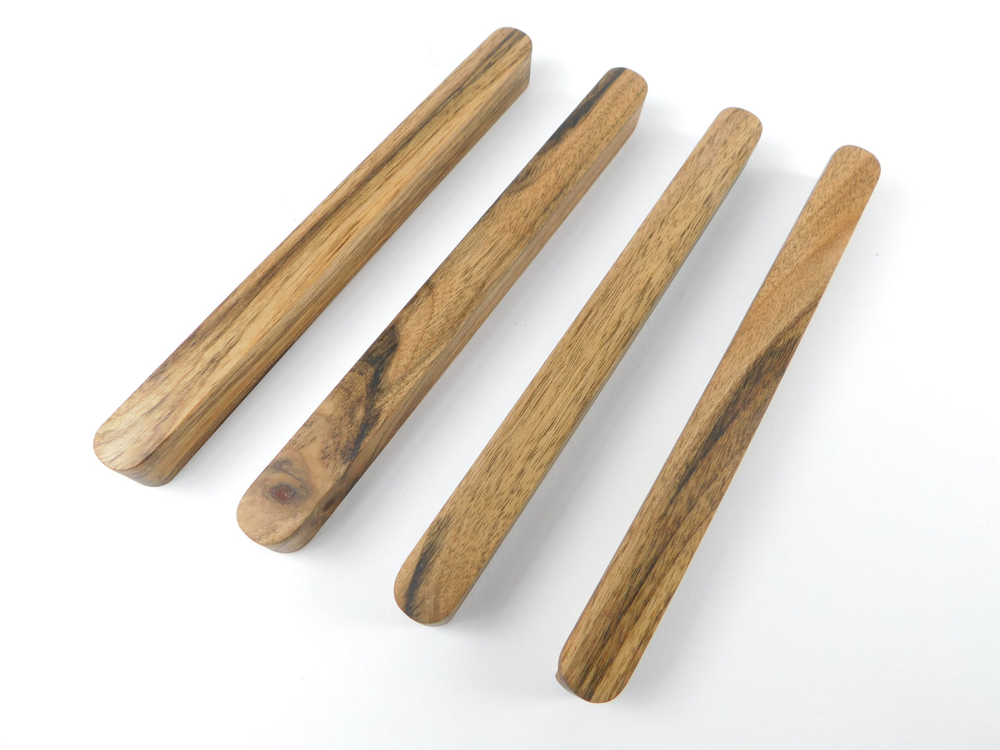 Handmade Dark English Walnut Handle – Minimalist Premium Cabinet & Wardrobe Pull