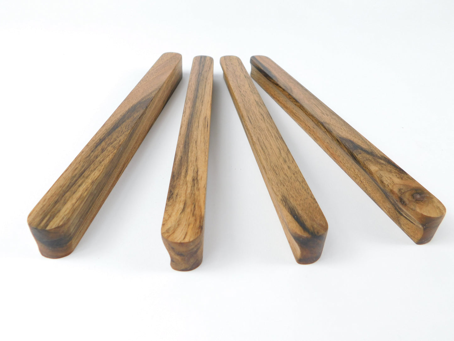 Handmade Dark English Walnut Handle – Minimalist Premium Cabinet & Wardrobe Pull