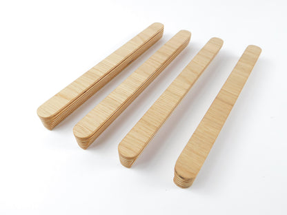Cross Grain Oak Veneer Handles – Modern Cabinet Pulls | Midray