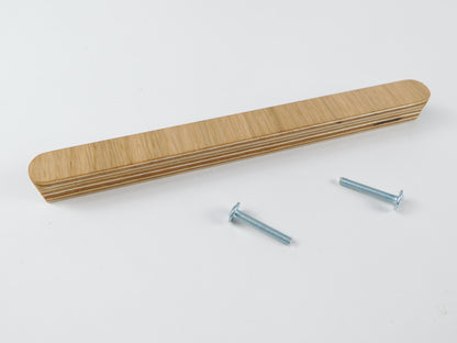 Cross Grain Oak Veneer Handles – Modern Cabinet Pulls | Midray