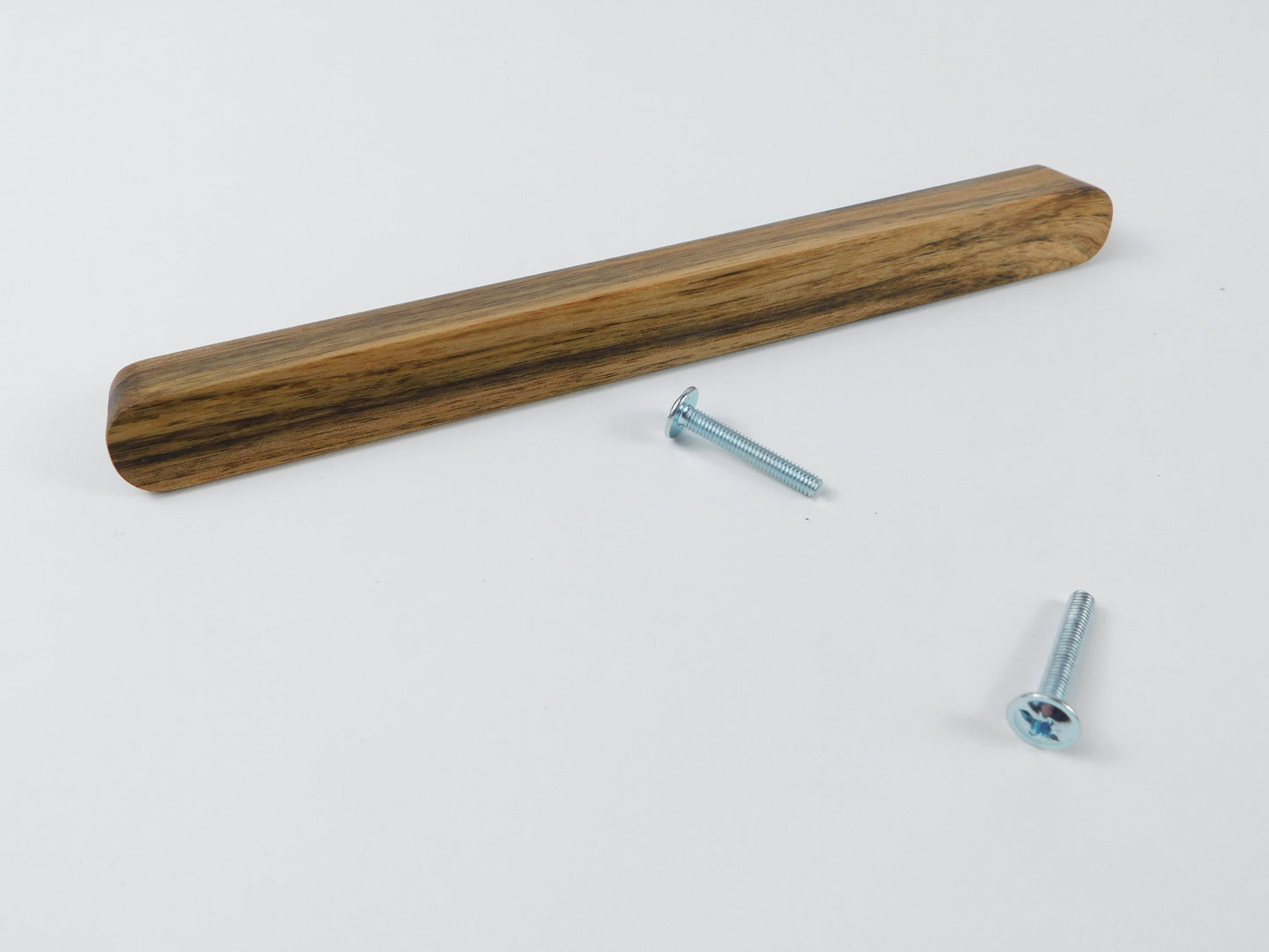 Handmade Dark English Walnut Handle – Minimalist Premium Cabinet & Wardrobe Pull