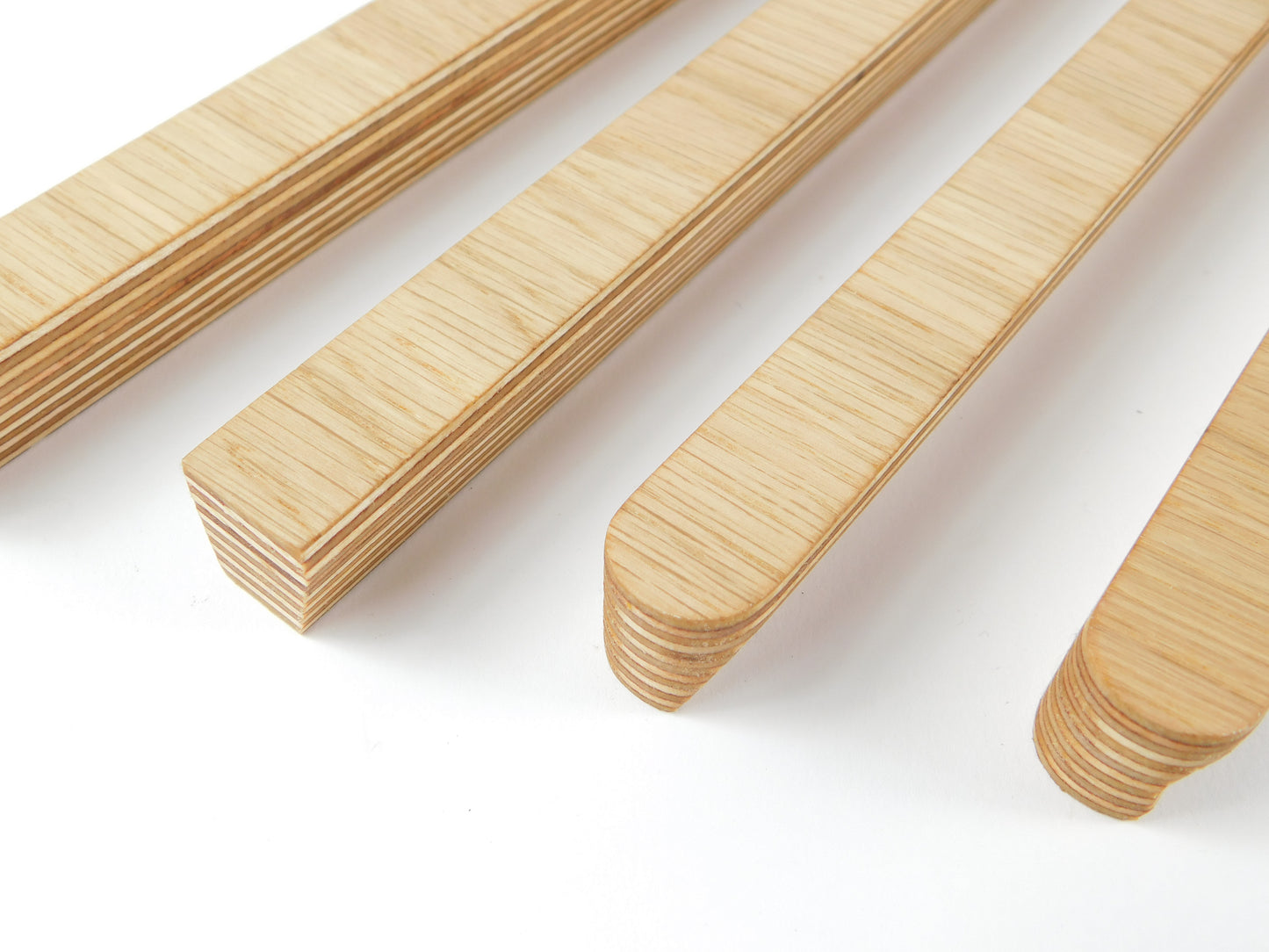 Cross Grain Oak Veneer Handles – Modern Cabinet Pulls | Midray