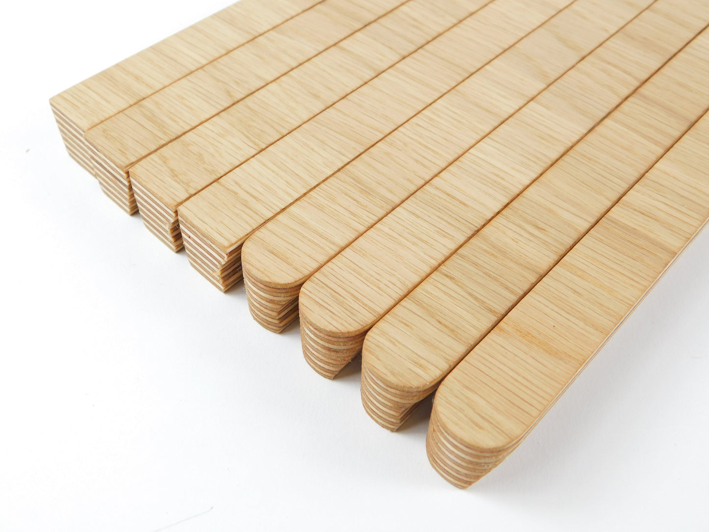 Cross Grain Oak Veneer Handles – Modern Cabinet Pulls | Midray