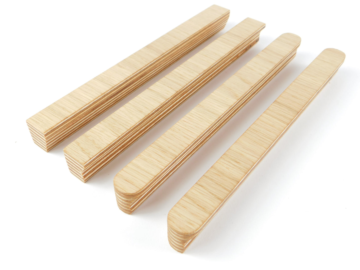 Cross Grain Oak Veneer Handles – Modern Cabinet Pulls | Midray