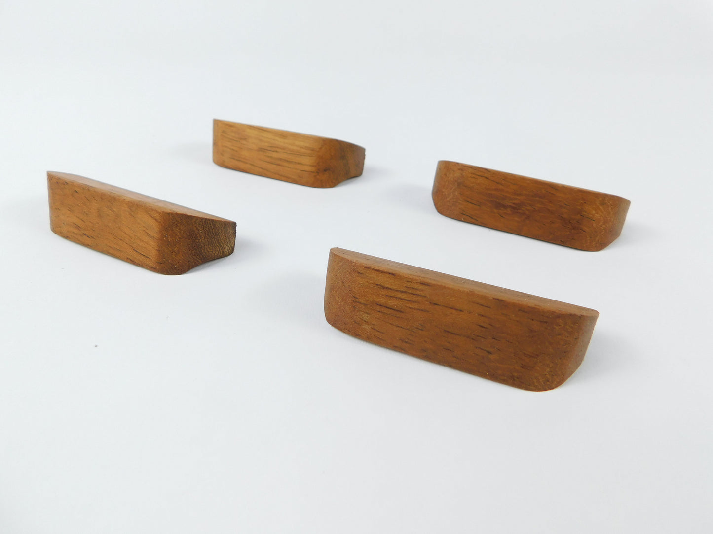 Handmade Iroko Handles – Mid‑Century Kitchen & Wardrobe Pulls