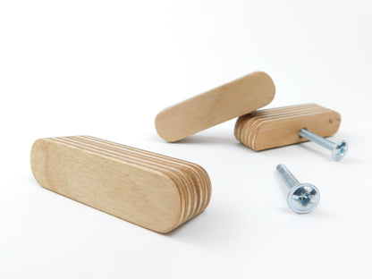 Knobs in Birch Veneer