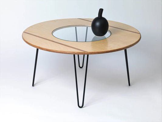 Mid-Century Plywood Coffee Table – Sleek & Stylish | midray.co.uk