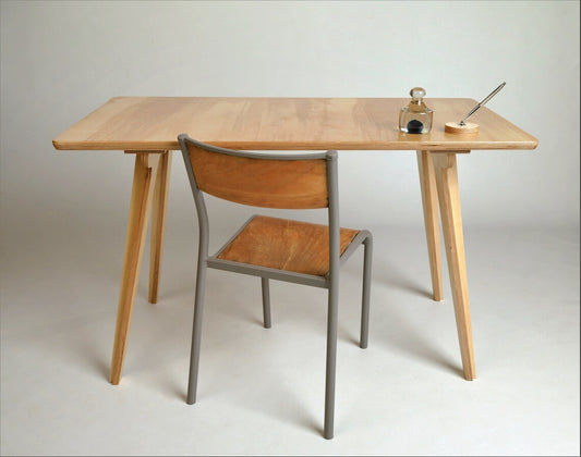 Custom Height Birch Plywood – Modern Home Office & Writing Table | midray.co.uk