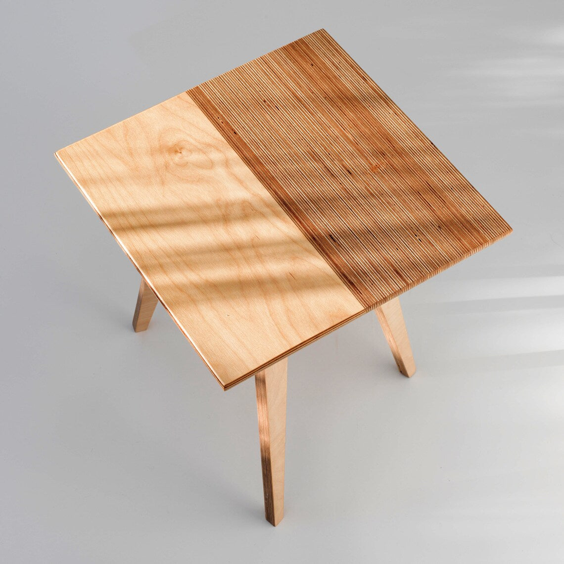 Durable birch plywood table with a luxurious hard wax oil finish