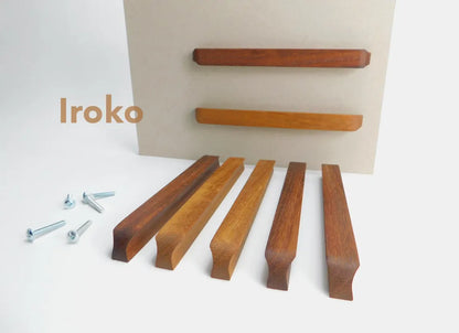 Iroko Wooden Handles