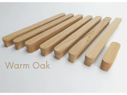 Warm Oak Veneer Handles