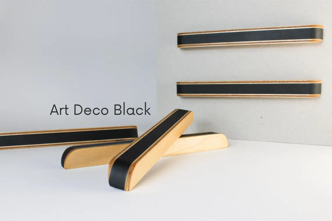 Art Deco Black Handles