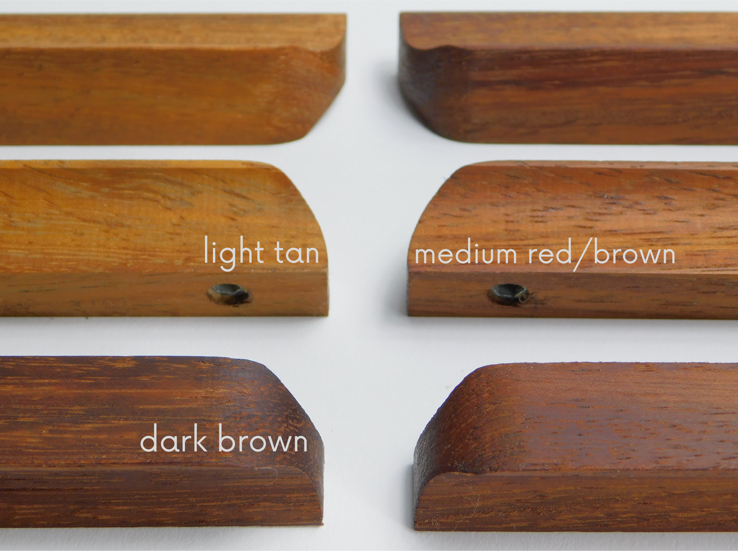 Handmade Iroko Handles – Mid‑Century Kitchen & Wardrobe Pulls