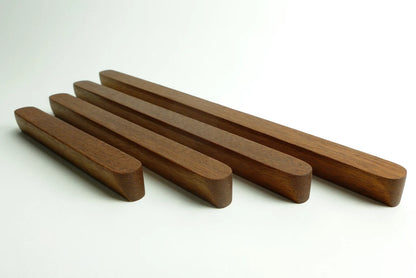 Sapele wood pull for cabinets, dressers & more
