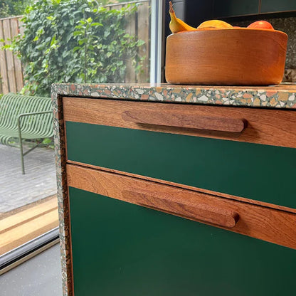 Handmade Sapele Wood Handles – Classic Solid Cabinet & Drawer Pulls