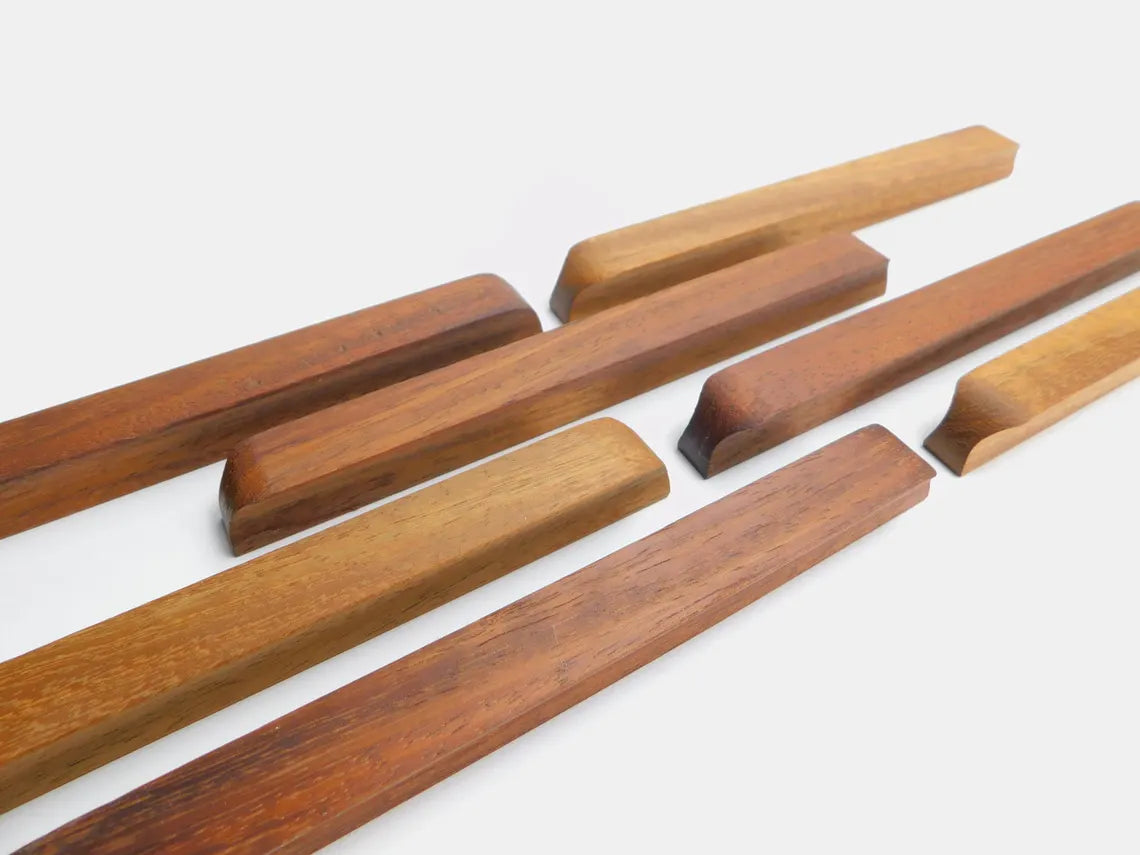  Sleek hardwood handle for IKEA Pax wardrobe
